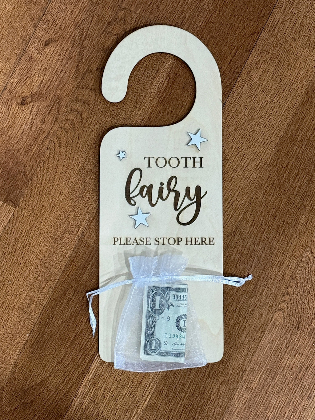 Laser Engraved Tooth Fairy Gift