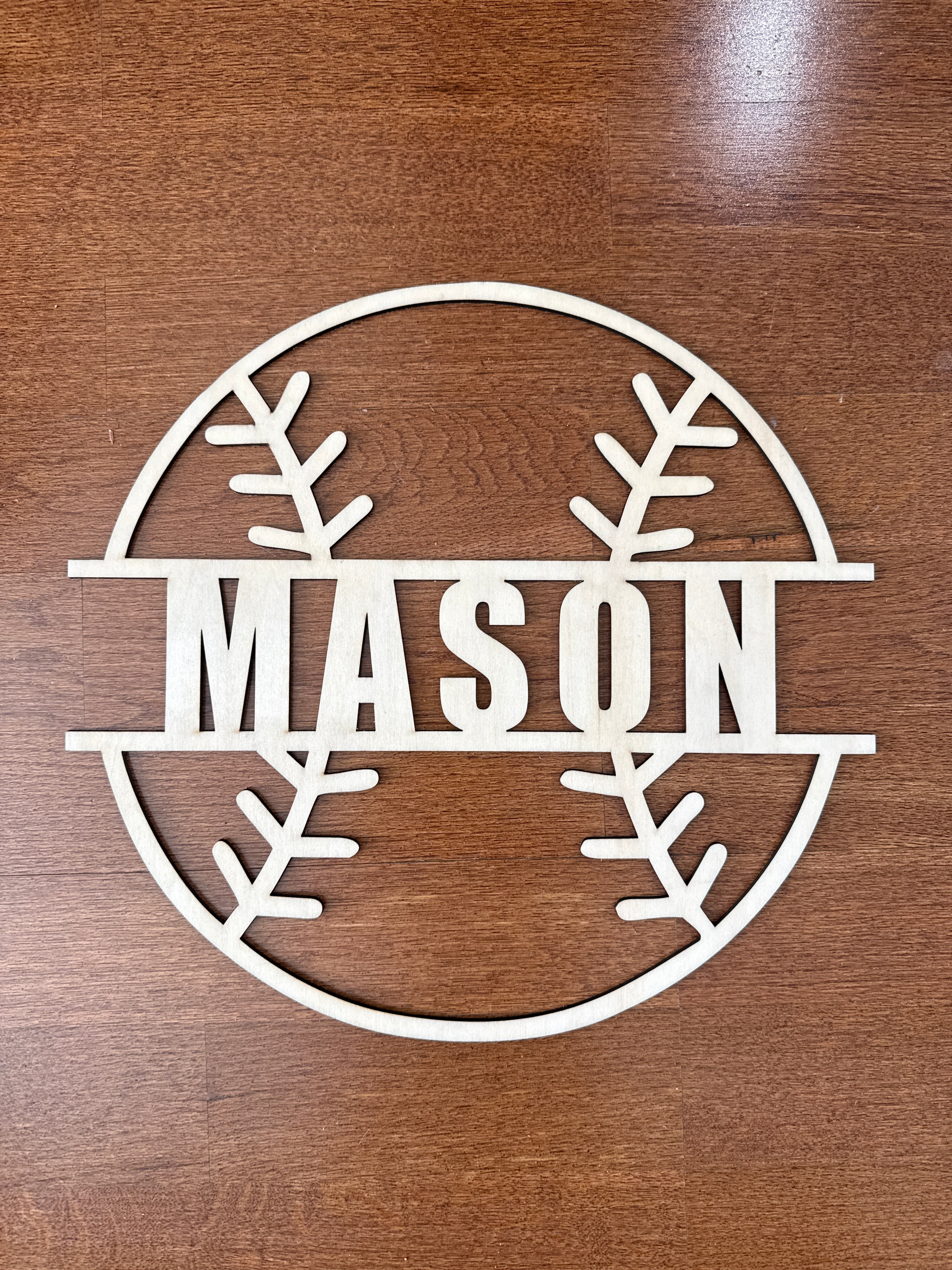 Personalized Athlete Name Sign