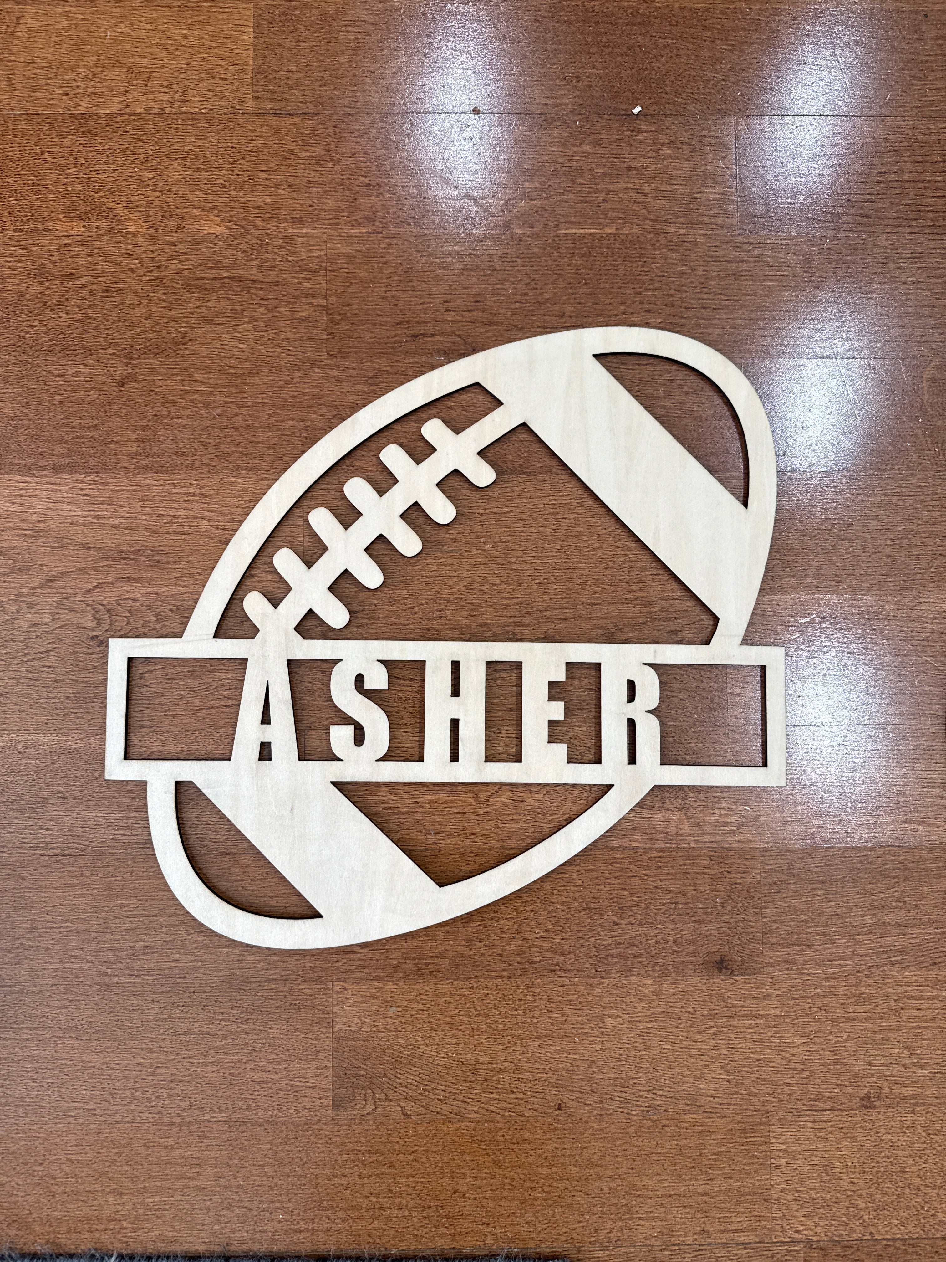 Personalized Athlete Name Sign